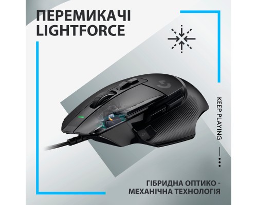 Мишка Logitech G502 X USB Black (910-006138)