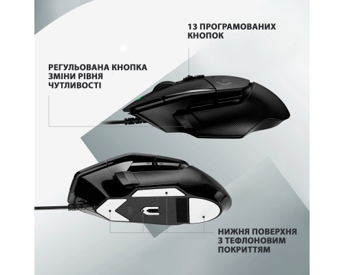 Мишка Logitech G502 X USB Black (910-006138)
