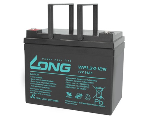 Батарея до ДБЖ Long 12V-34Ah, WPL34-12N (WPL34-12N)