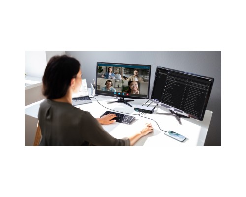 Порт-реплікатор Belkin USB-C Pro Thunderbolt 4 Dock Triple Display Dock 8K (INC006VFSGY)