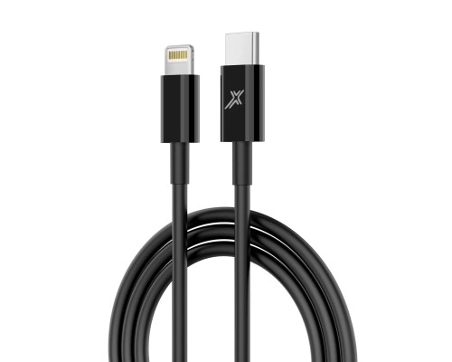 Дата кабель USB-C to Lightning 12W CL-03B Black Grand-X (CL-03B)