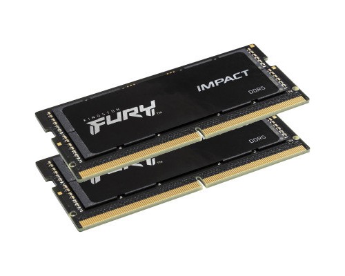Модуль пам'яті для ноутбука SoDIMM DDR5 32GB (2x16GB) 4800 MHz Kingston Fury (ex.HyperX) (KF548S38IBK2-32)