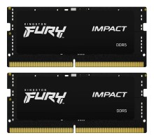 Модуль пам'яті для ноутбука SoDIMM DDR5 32GB (2x16GB) 4800 MHz Kingston Fury (ex.HyperX) (KF548S38IBK2-32)
