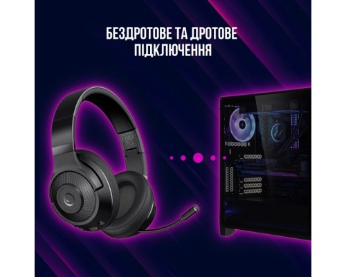 Навушники Lorgar Noah 500 Wireless Gaming Black (LRG-GHS500)