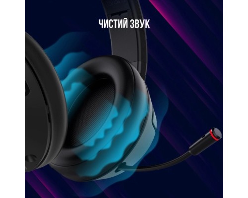 Навушники Lorgar Noah 500 Wireless Gaming Black (LRG-GHS500)