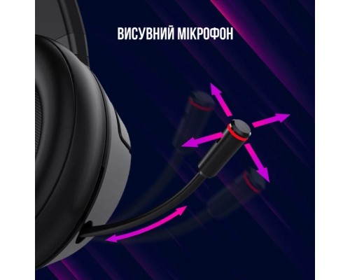 Навушники Lorgar Noah 500 Wireless Gaming Black (LRG-GHS500)