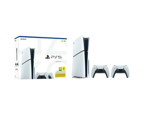 Ігрова консоль Sony Playstation 5 Slim (2 геймпада Dualsense) Blu-Ray (1000042045)
