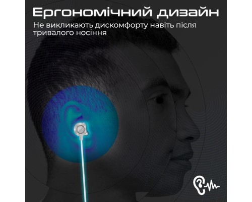 Навушники Promate Vibe-LT White (vibe-lt.white)