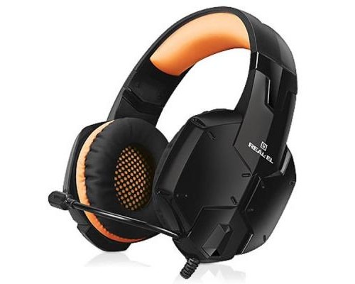 Навушники REAL-EL GDX-7700 SURROUND 7.1 black-orange
