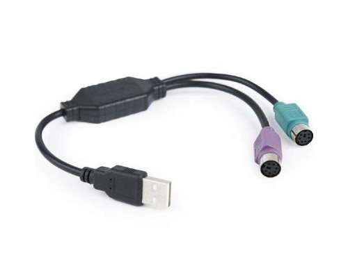 Перехідник USB to PS/2 Cablexpert (UAPS12-BK)
