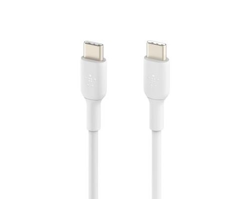 Дата кабель USB-С - USB-С, PVC, 1m, white Belkin (CAB003BT1MWH)