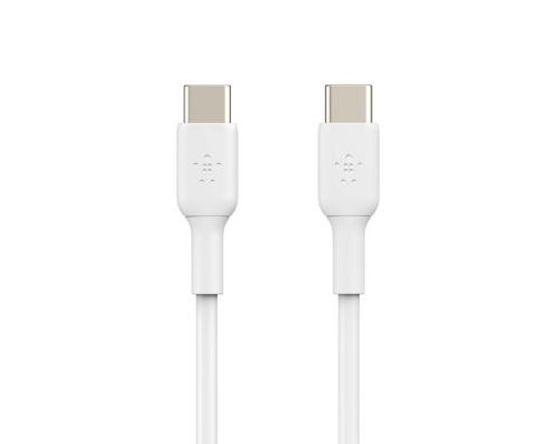 Дата кабель USB-С - USB-С, PVC, 1m, white Belkin (CAB003BT1MWH)