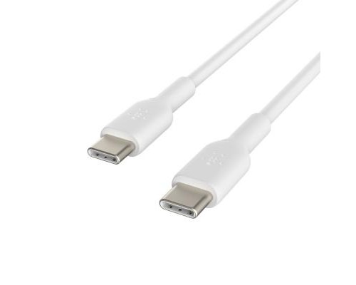 Дата кабель USB-С - USB-С, PVC, 1m, white Belkin (CAB003BT1MWH)