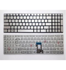 Клавіатура ноутбука ASUS N501J/N501JW/N501V/N501VW сріб RU (A46153)
