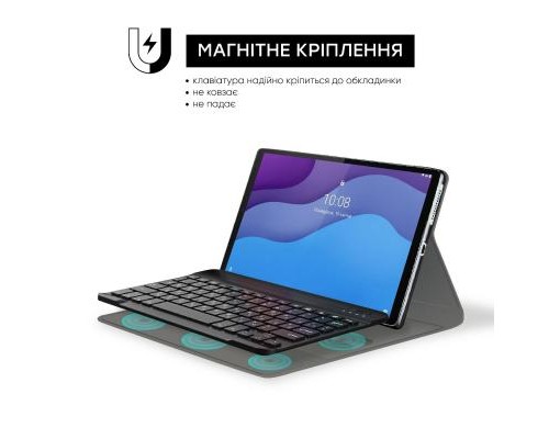 Чохол до планшета AirOn Premium Lenovo Tab M10 HD (2nd Gen) TB-X306F Bluetooth keybo (4822352781053)