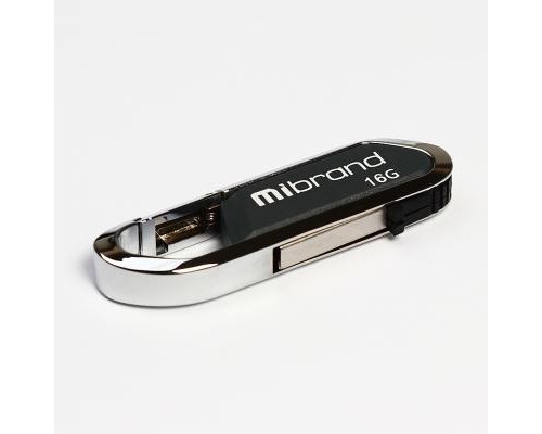 USB флеш накопичувач Mibrand 16GB Aligator Grey USB 2.0 (MI2.0/AL16U7G)