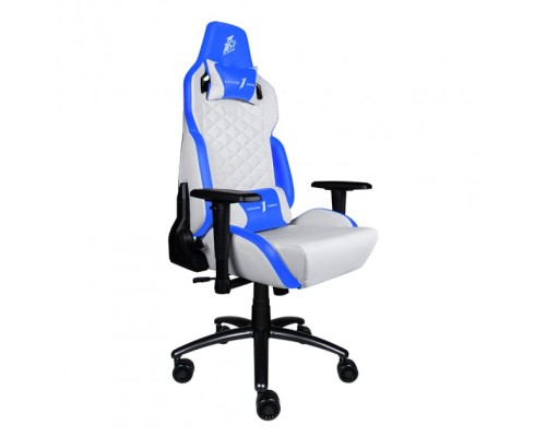 Крісло ігрове 1stPlayer DK2 Blue-White