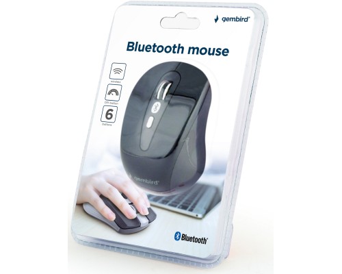 Мишка Gembird MUSWB-6B-01 Bluetooth Black (MUSWB-6B-01)