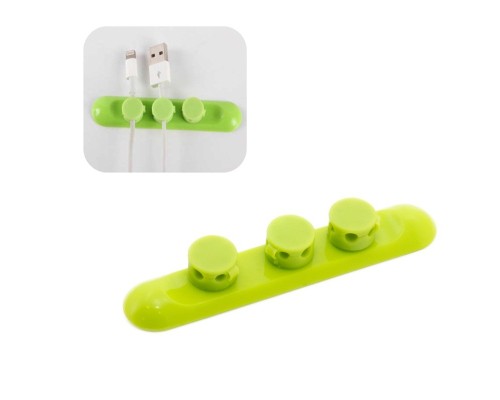 Тримач для кабелю Extradigital CC-952 Cable Clips, Green (KBC1704)