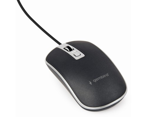 Мишка Gembird MUS-4B-06-BS USB Black-Gray (MUS-4B-06-BS)