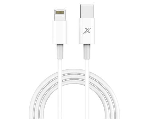 Дата кабель USB-C to Lightning 12W CL-03W White Grand-X (CL-03W)