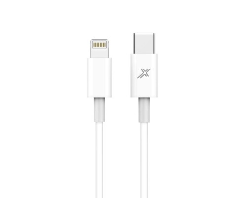 Дата кабель USB-C to Lightning 12W CL-03W White Grand-X (CL-03W)