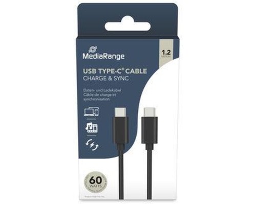 Дата кабель USB-C to USB-C 1.2m 3.0 Mediarange (MRCS213)