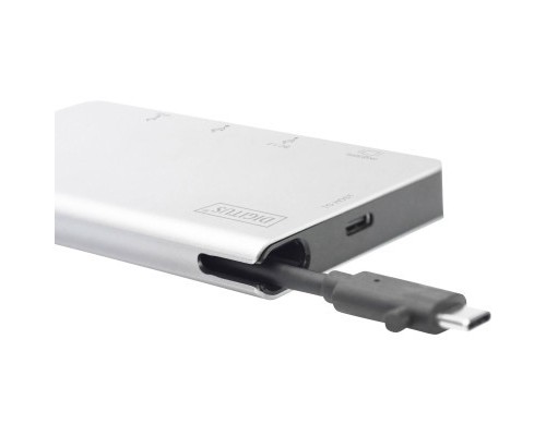 Порт-реплікатор Digitus Travel USB-C, 6 Port (DA-70867)