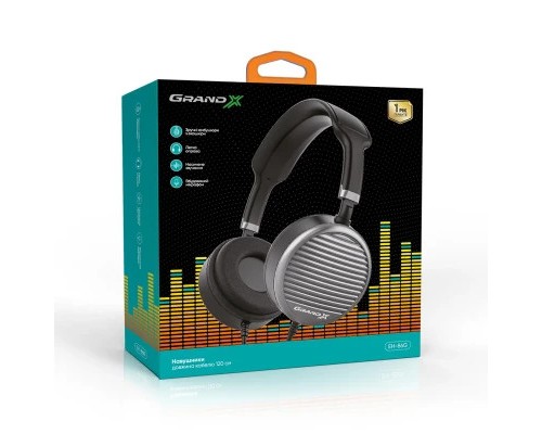 Навушники Grand-X EH-86G Grey (EH-86G)