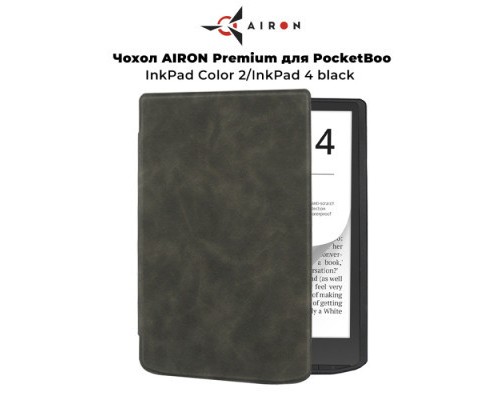 Чохол до електронної книги AirOn Premium PocketBook InkPad Color 2/InkPad 4 black (6946795850193)