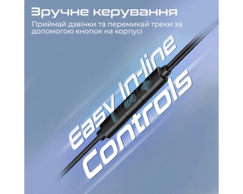 Навушники Promate LumiBuds-C Black (lumibuds-c.black)