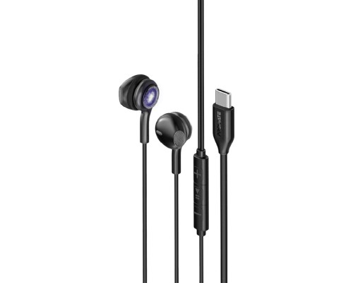 Навушники Promate LumiBuds-C Black (lumibuds-c.black)