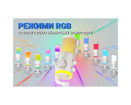 Мікрофон Fifine AM6W USB White (AM6W)