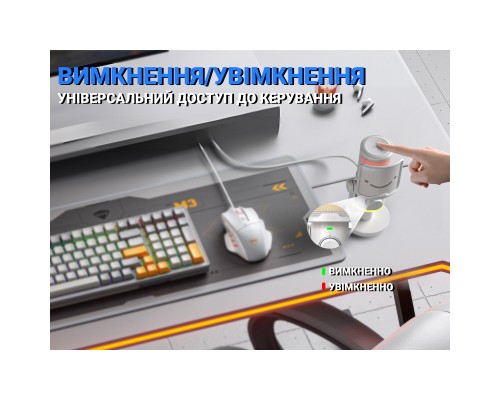 Мікрофон Fifine AM6W USB White (AM6W)