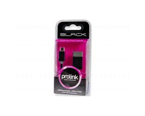 Перехідник OTG USB 2.0 AF to Micro 5P 0.15m Prolink (PB491-0015)