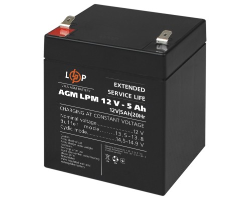 Батарея до ДБЖ LogicPower LPM 12В 5 Ач (3861)