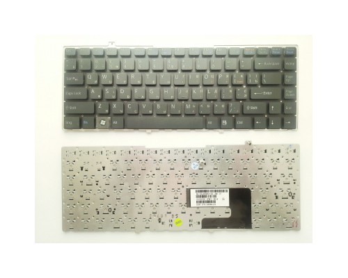 Клавіатура ноутбука Sony VGN-FW series черная без рамки UA (A43253)