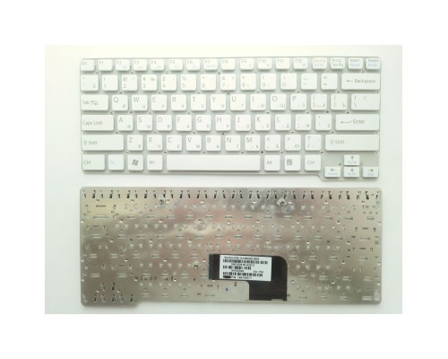 Клавіатура ноутбука Sony VGN-CW series белая RU (A43052)