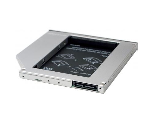 Фрейм-перехідник Grand-X HDD 2.5'' to notebook 9.5 mm ODD SATA/mSATA (HDC-24N)