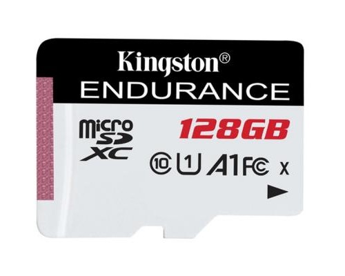 Карта пам'яті Kingston 128GB microSDXC class 10 UHS-I U1 A1 High Endurance (SDCE/128GB)