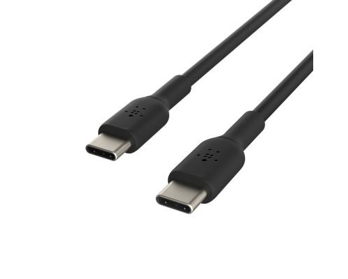 Дата кабель USB-С - USB-С, PVC, 2m, black Belkin (CAB003BT2MBK)