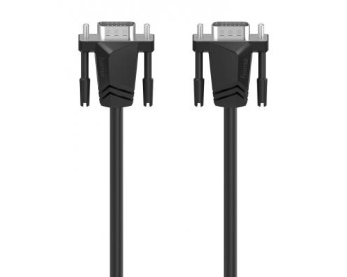 Кабель мультимедійний VGA 1.5m Full HD 1080p Black Hama (00200707)