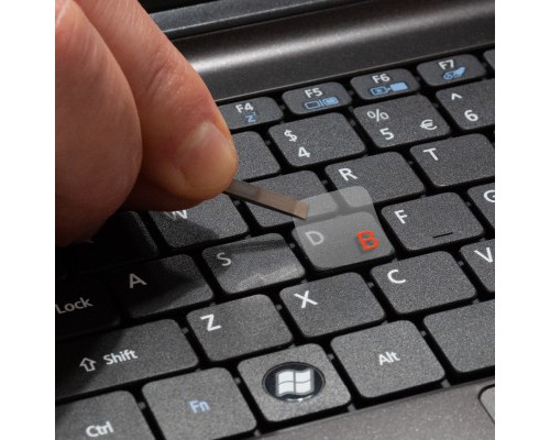 Наклейка на клавіатуру SampleZone прозора, помаранчевий (SZ-N-R)