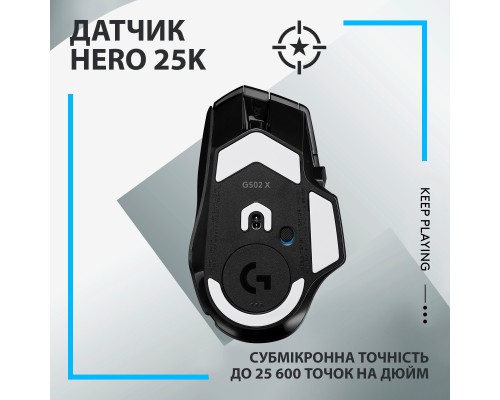 Мишка Logitech G502 X Lightspeed Wireless Black (910-006180)