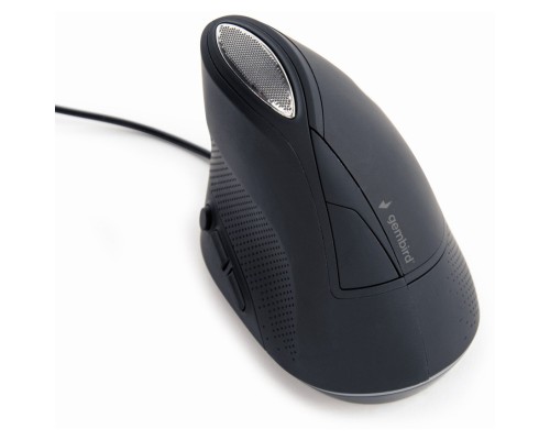 Мишка Gembird MUS-ERGO-03 USB Black (MUS-ERGO-03)