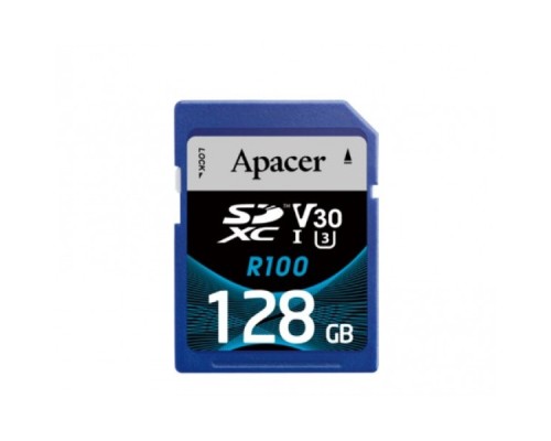 Карта пам'яті Apacer 128GB SD class 10 UHS-I U3 (AP128GSDXC10U7-R)