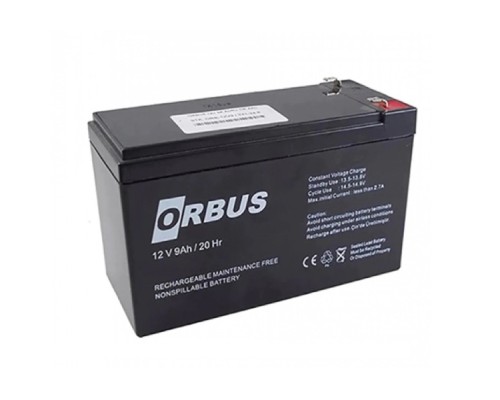 Батарея до ДБЖ Orbus ORB12-9 AGM 12V 9Ah (ORB12-9)