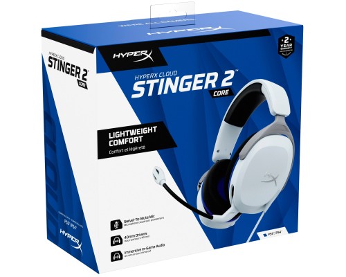 Навушники HyperX Cloud Stinger 2 Core for PlayStation White (6H9B5AA)