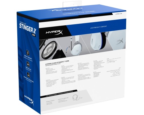 Навушники HyperX Cloud Stinger 2 Core for PlayStation White (6H9B5AA)