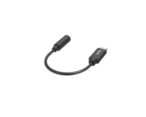 Перехідник USB-C to Stereo Jack 3.5mm Black Hama (00200318)